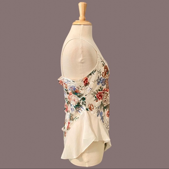 Vintage Victoria’s Secret Gold Label Floral Teddy - Picture 4 of 11